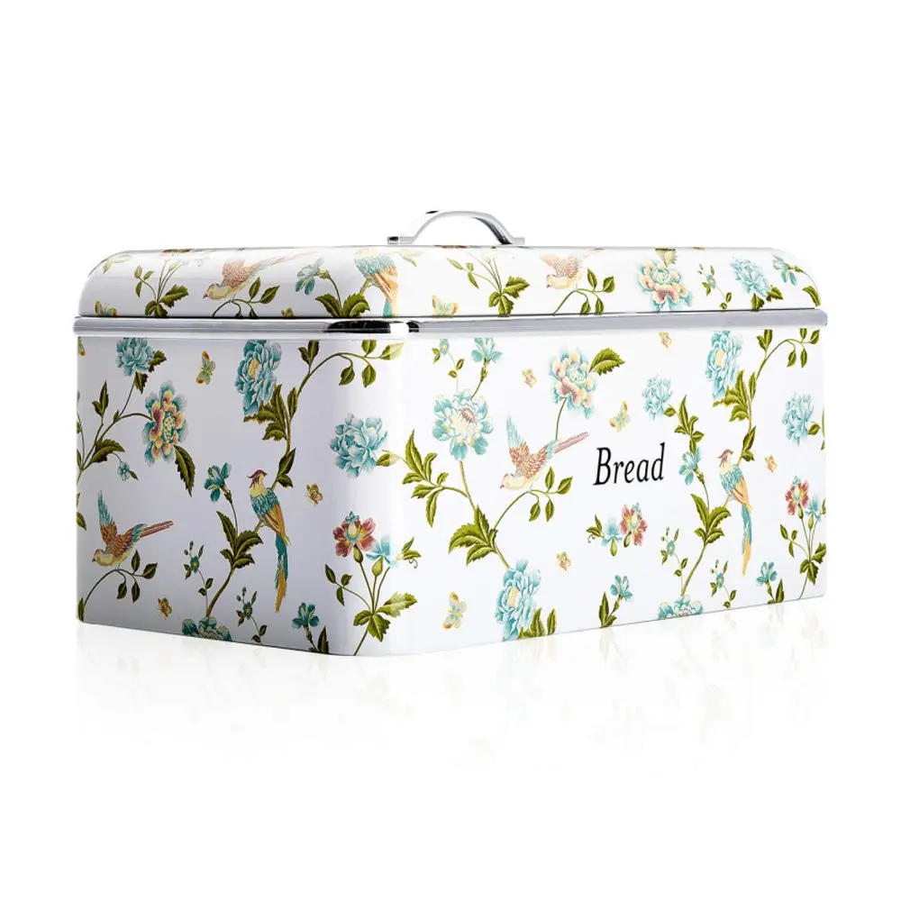 Laura Ashley Elveden Bread Bin White 1