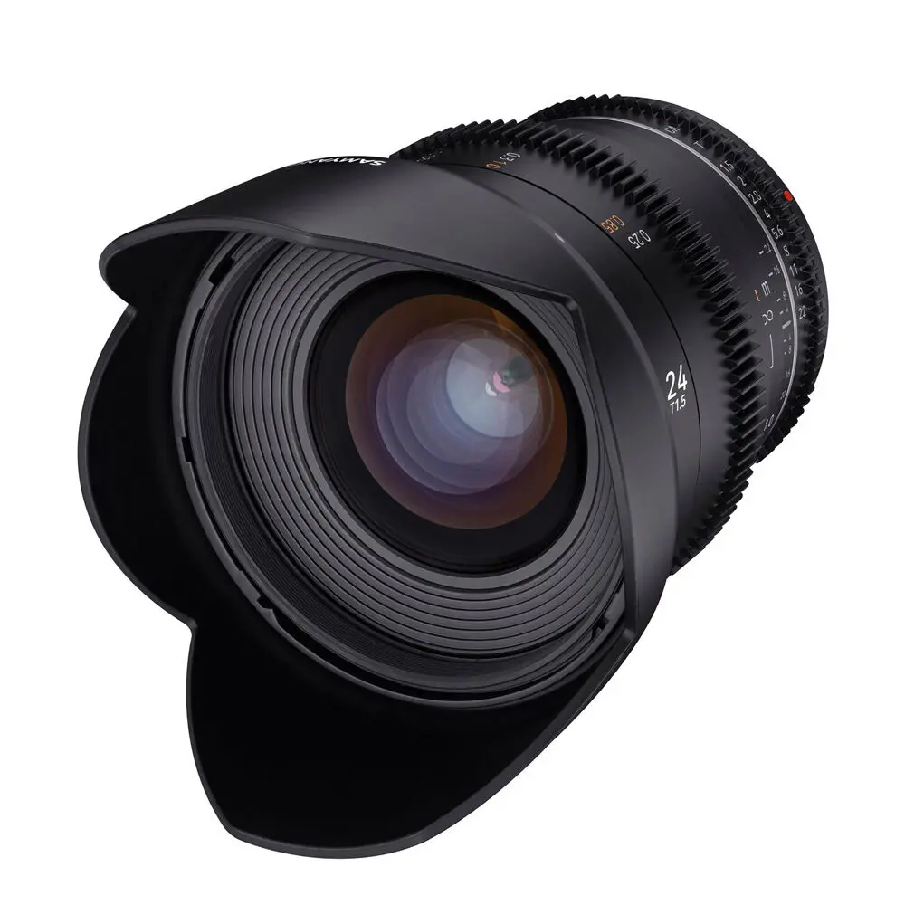 Samyang 24Mm T1.5 Mk2 Vdslr Lens For Canon Ef Full Frame (Black) 1