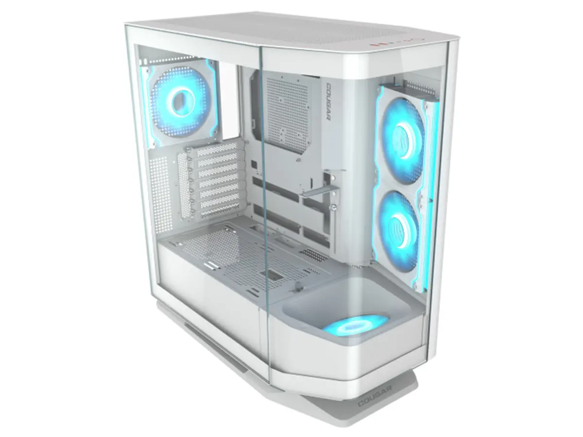 Cougar Fv270 Rgb Mid Tower Case - White 1