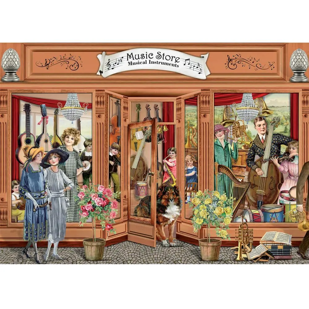 Holdson 1000Pc Victorian Day Out Music Store Puzzle 2