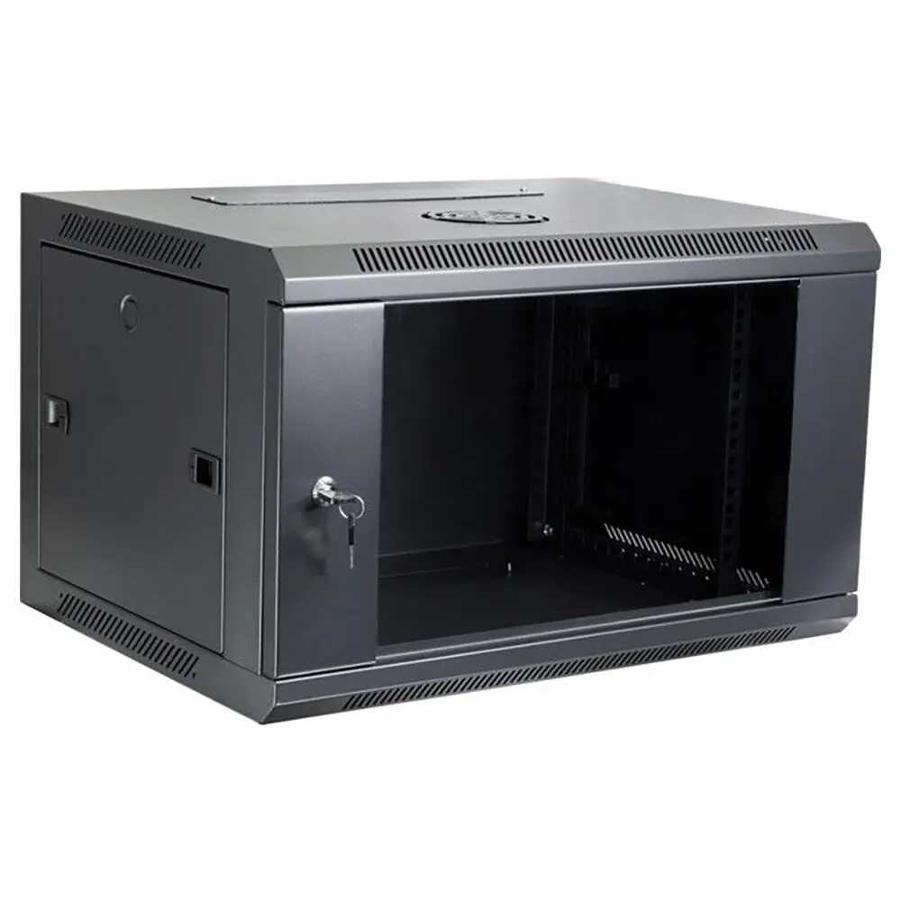 Pro2 6Ru Wall Mount Cabinet Server Rack With Glass Door 600X450mm 1