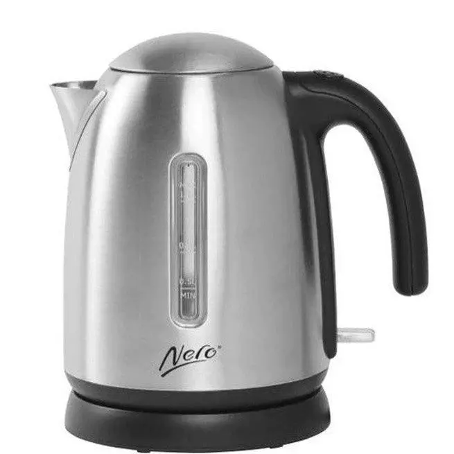 Nero Studio Stainless Steel Brushed Kettle Premium 1.2L 2200W 1