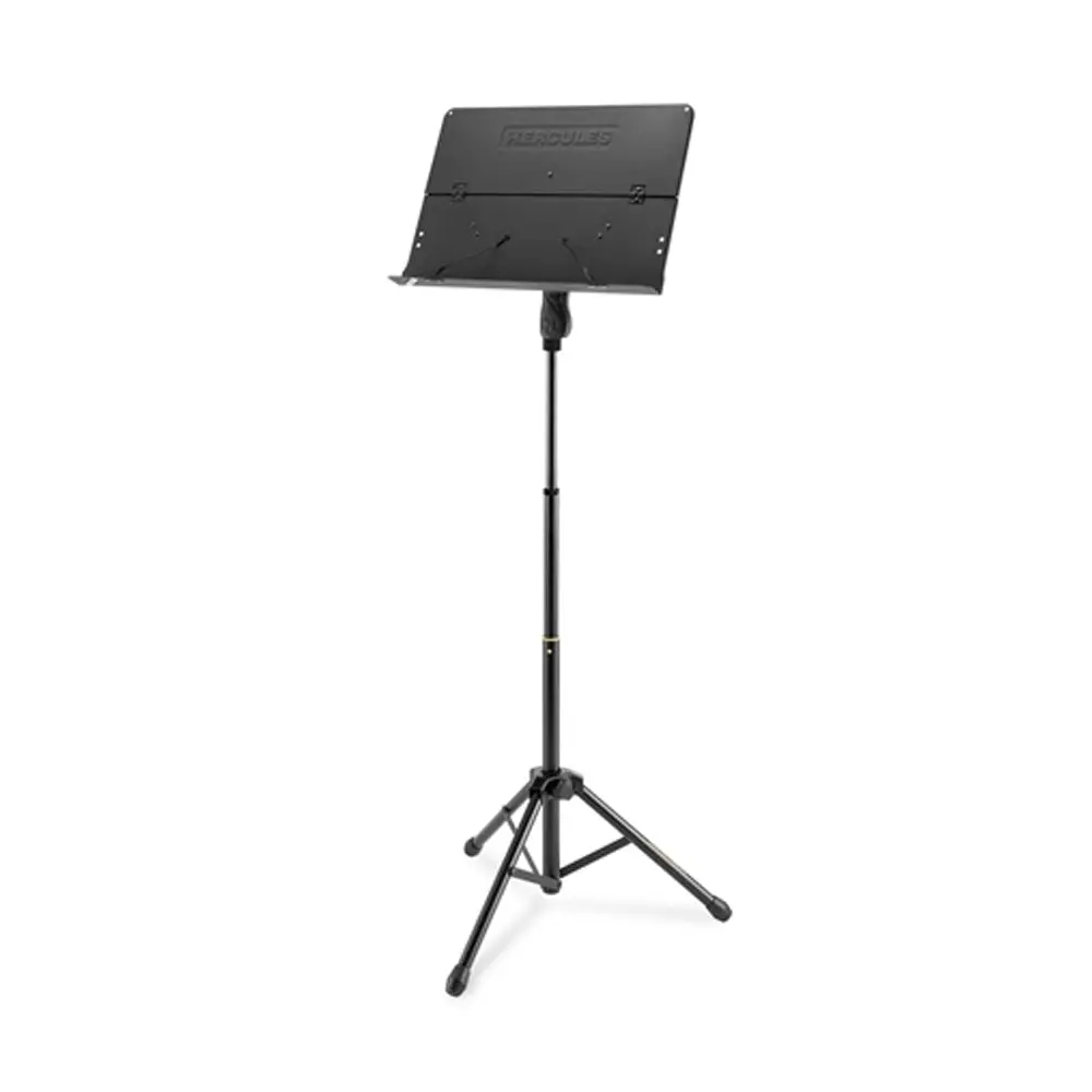 Hercules 115Cm Folding Orchestra Sheet Music Stand (Black) 1