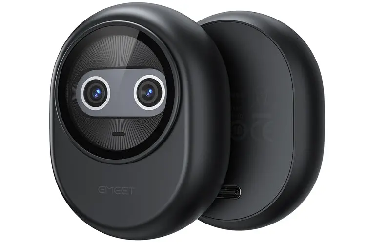Emeet Piko Dual-Camera Ai-Powered 4K Webcam Black 2