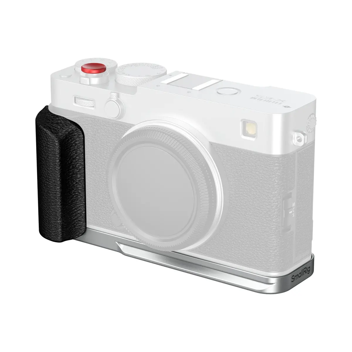 Smallrig L-Shaped Mount Plate With Silicone Handle For Fujifilm X-E5 (Silver) 5447 1