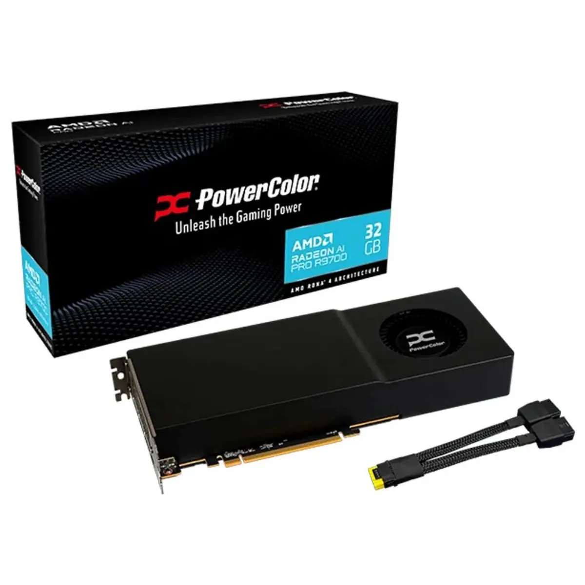 Powercolor Radeon Ai Pro R9700 32Gb Gddr6 Graphics Card 1