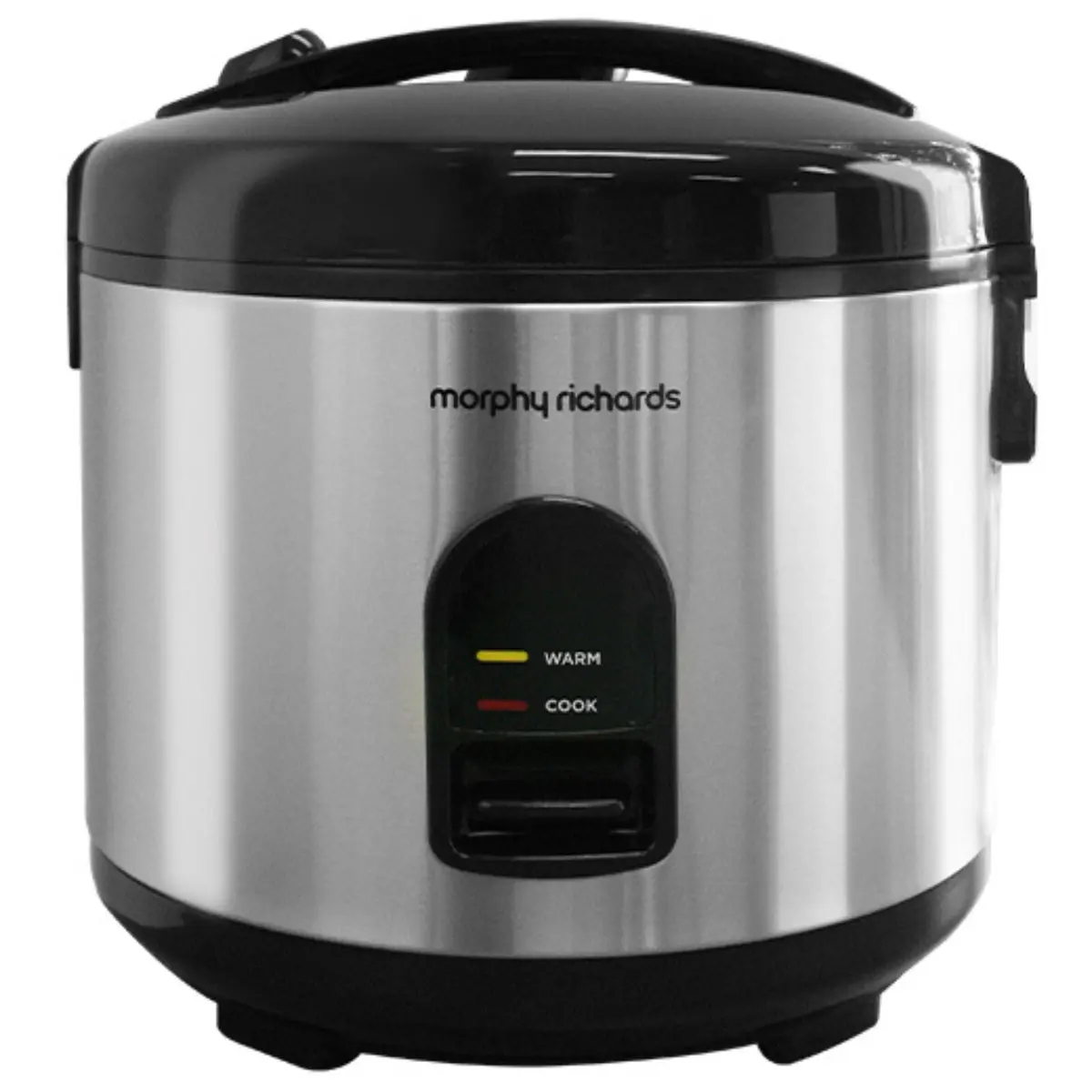 Morphy Richards Stainless Steel Rice Cooker 10-Cup - Silver/Black 2