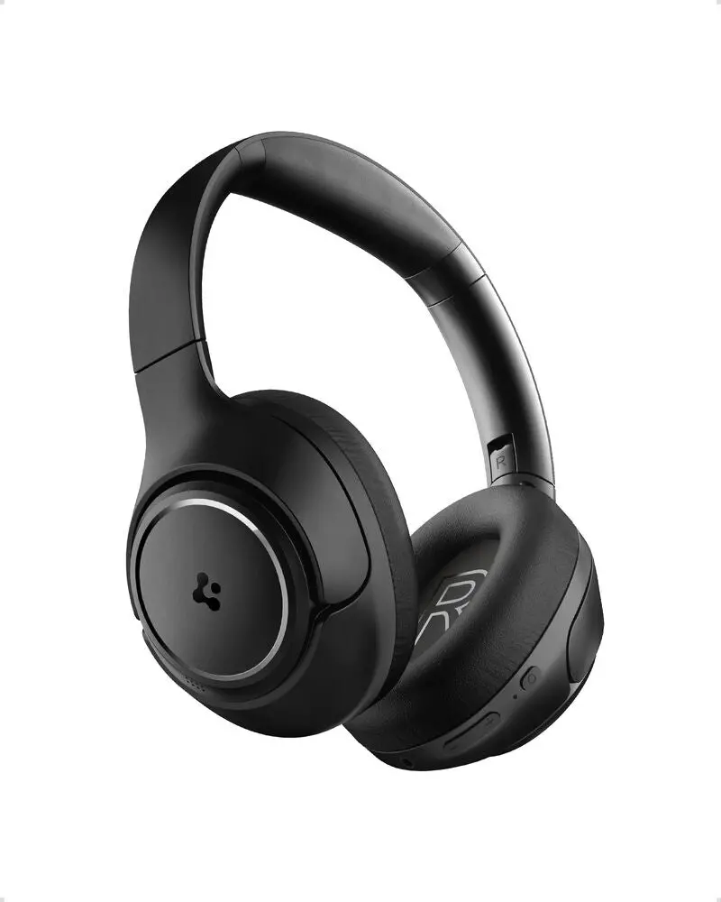 Spigen Spigen Audio Advanced Noise Cancellation Pro Over-Ear Headphones Sa-Hp P10 Earphone (Black) 2