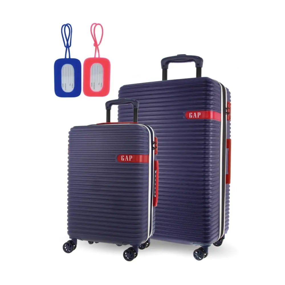 Gap Hard-Shell Suitcase Medium Cabin Luggage Set With Tag (Navy) [2-Pieces] 1