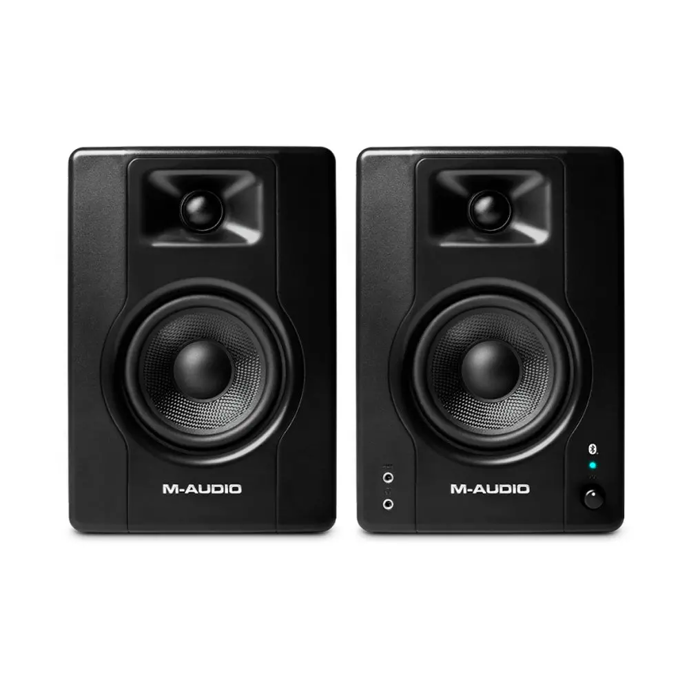 M-Audio Bx4 Bluetooth Studio Monitors Speaker Set With 4-Inch Woofer 120W 2Pc 1