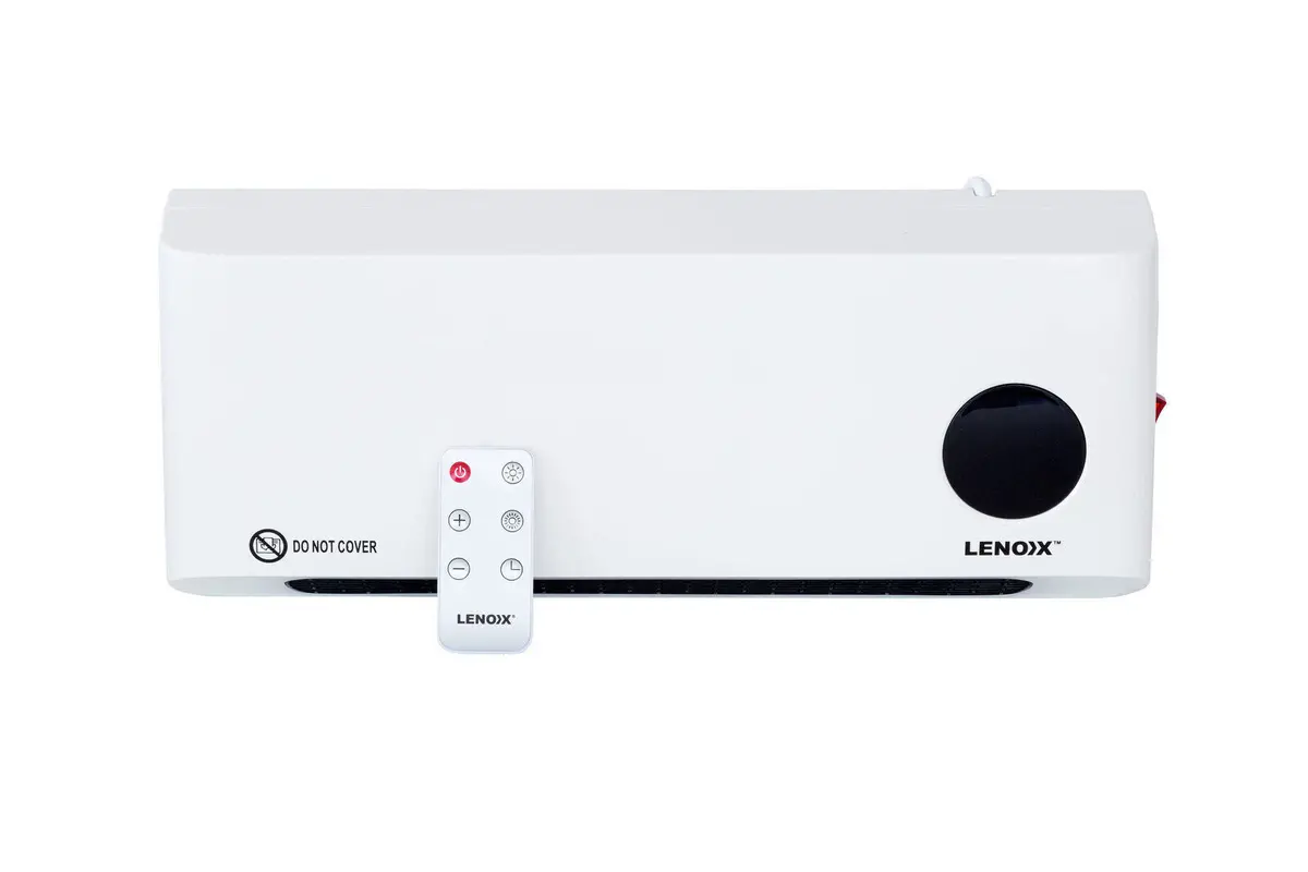 Lenoxx Wall-Mounted Heater & Fan With Remote Control 1