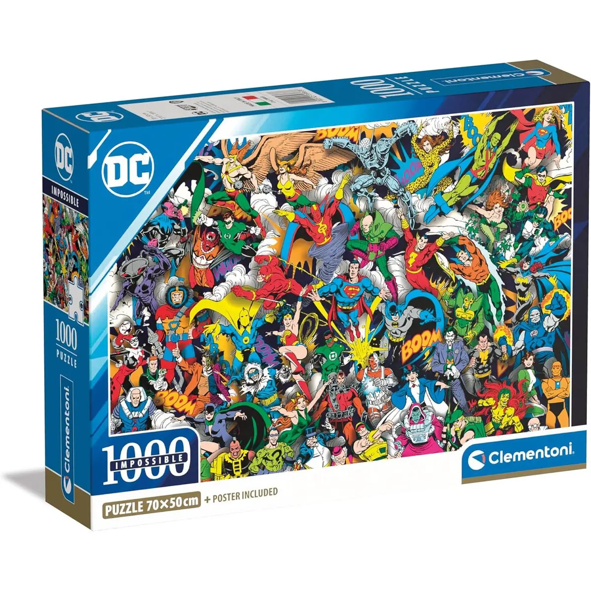 Clementoni 1000-Pieces Impossible Dc Comics Puzzle 1