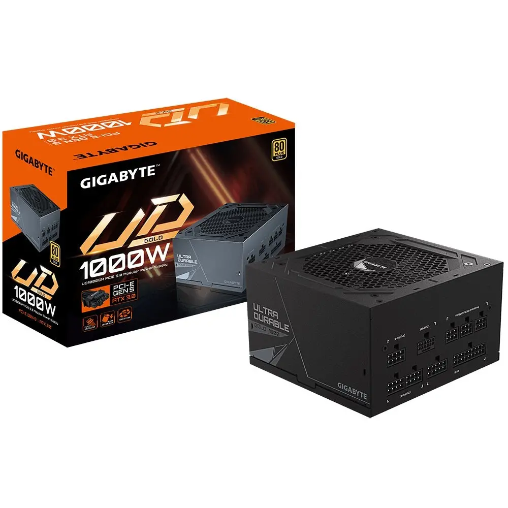 Gigabyte Ud1000gm Pg5 2.0 1000W Atx 80+ Gold Power Supply Unit 1