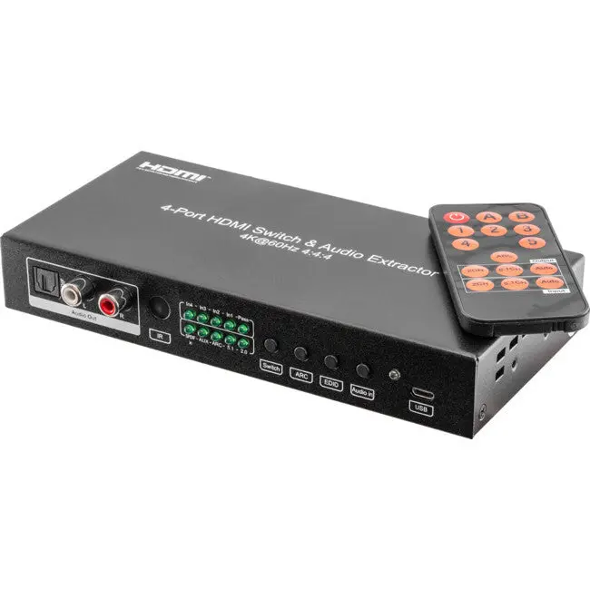 Pro2 4-Way Hdmi 2.0 Switch 18Gbps Hdr Audio Extraction 1