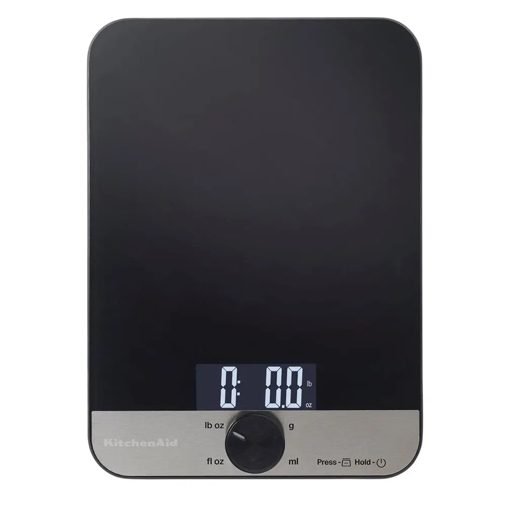 Kitchenaid Stainless Steel/Glass Digital Weighing Food Measure Kitchen Scale 5Kg 1