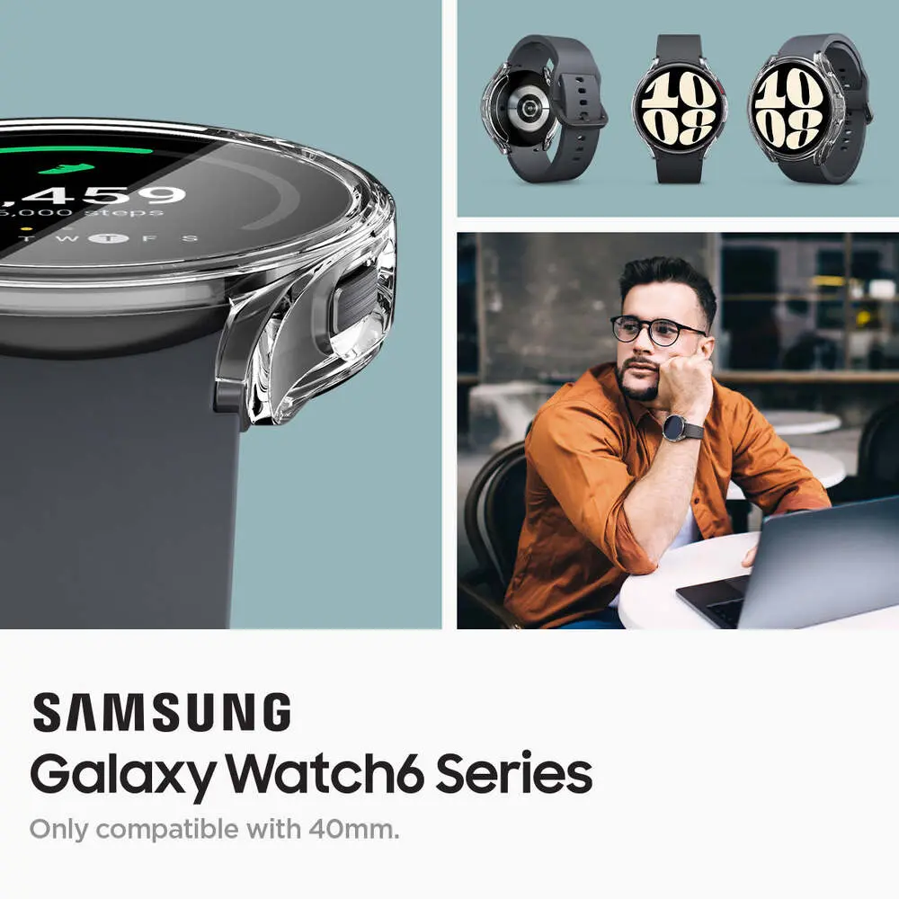 Spigen Galaxy Watch 40Mm Ultra Hybrid Case (Clear) 2