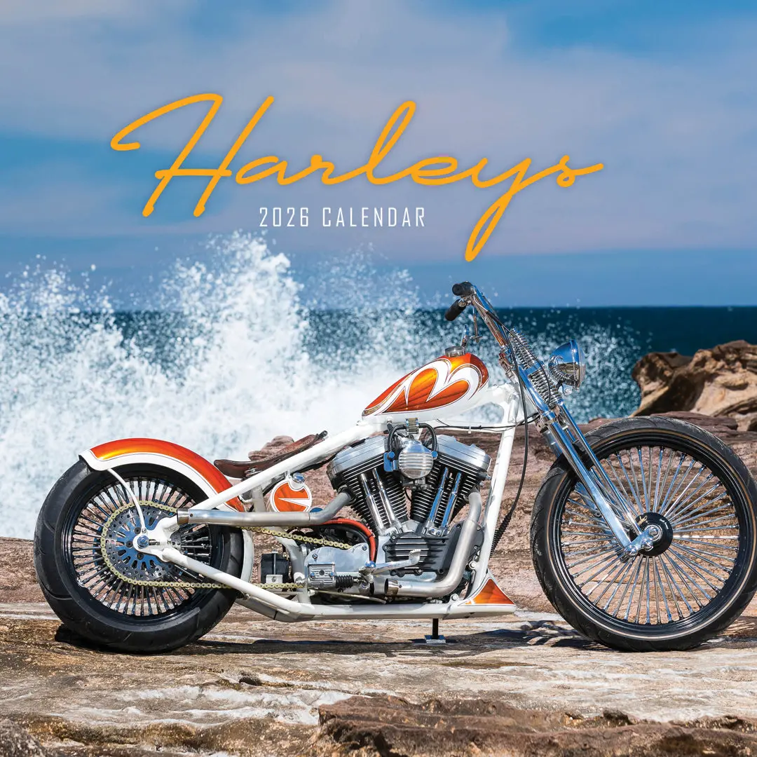 Paper Pocket Harley Davidson 2026 Calendar 1