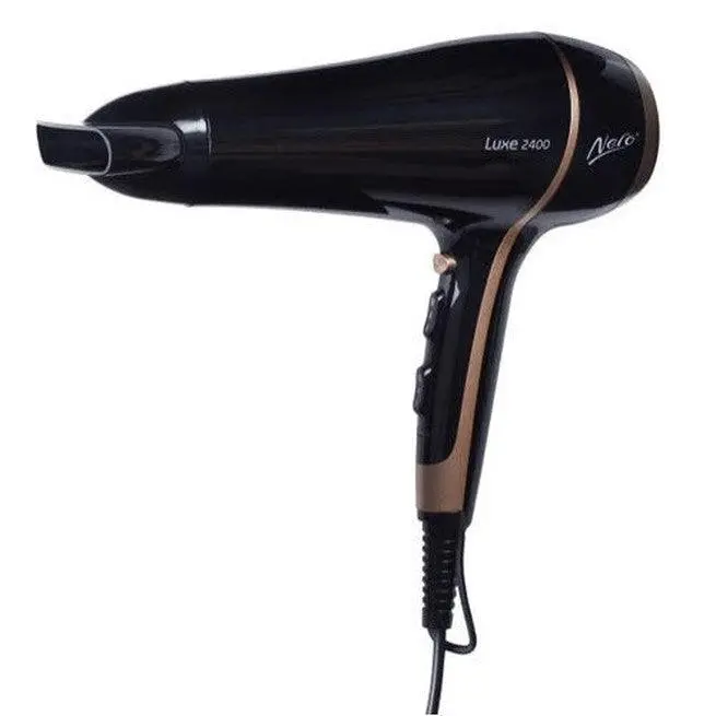 Nero Luxe Hairdryer 2400W Rose Gold Black Hair Dryer 1