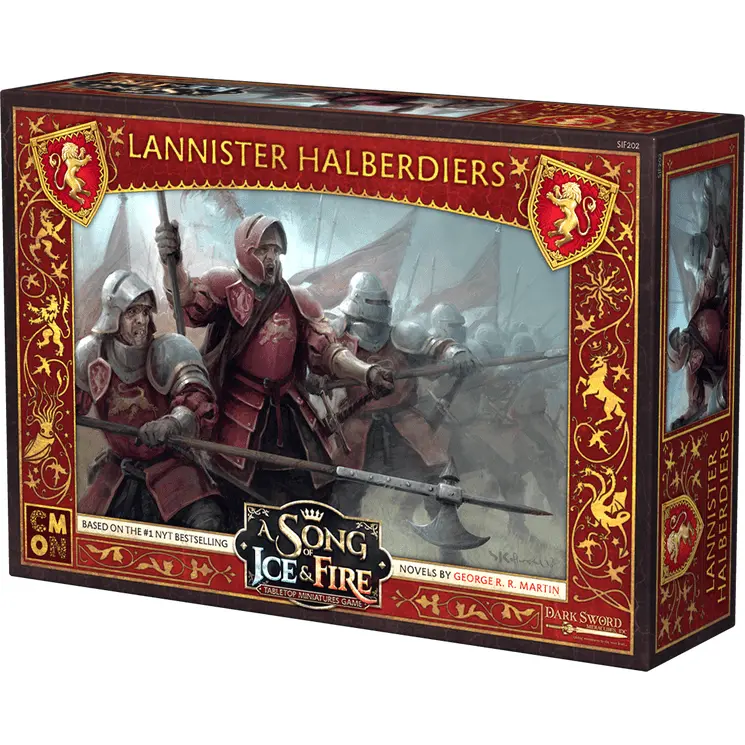 Cmon A Song Of Ice & Fire: Lannister Halberdiers 1