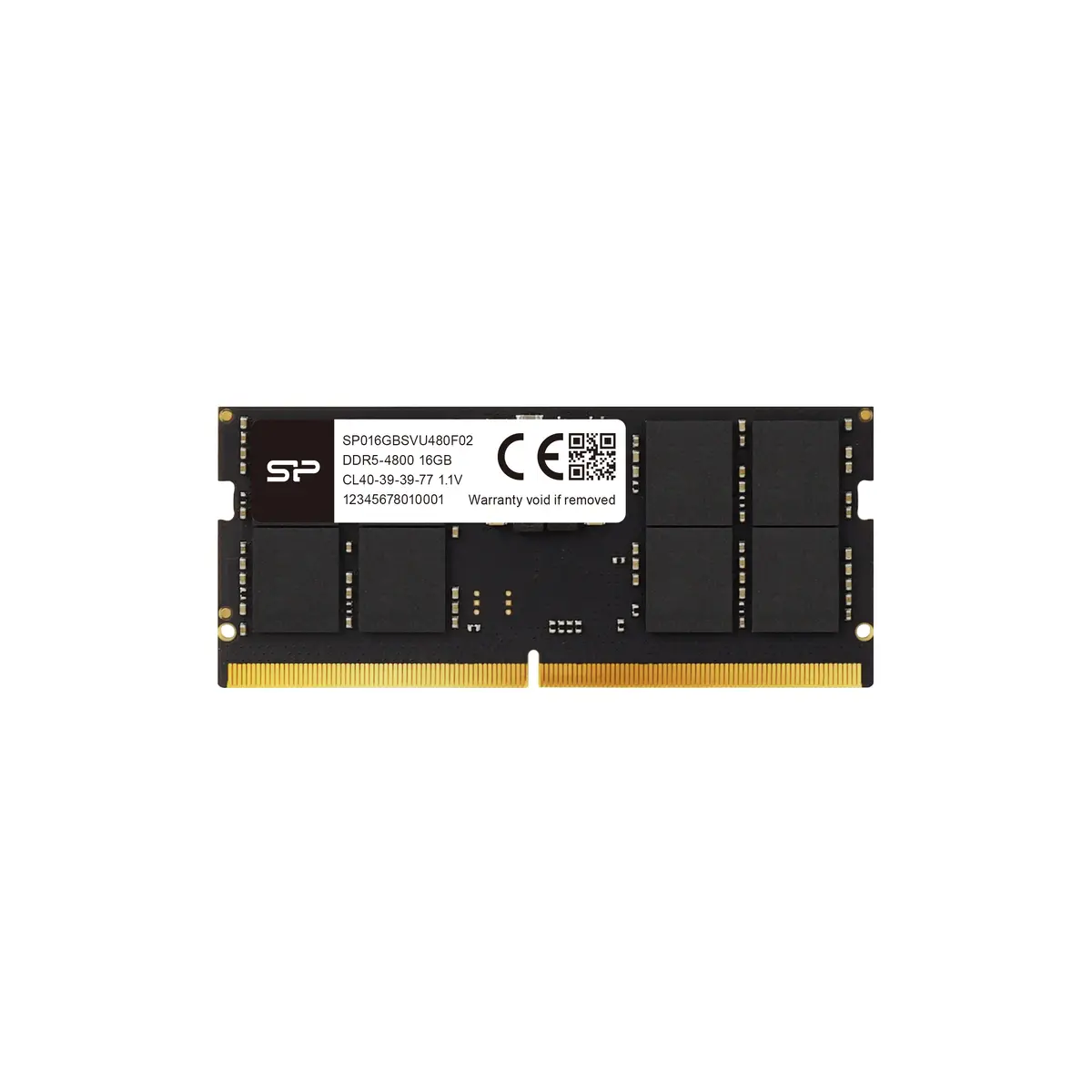 Silicon Power Sp016gbsvu480f02 1X16gb 4800Mhz Cl40 Ddr5 Sodimm Laptop Ram 1