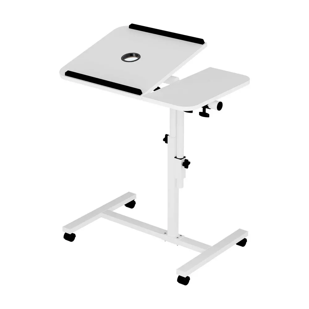 Artiss Laptop Desk Table Fan Cooling White 60Cm 1