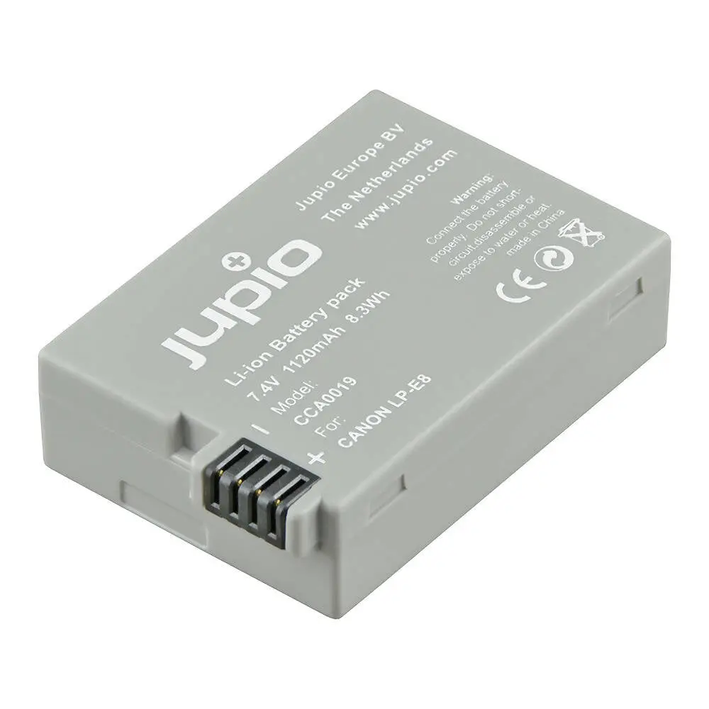Jupio Li-Ion 7.4V 1120Mah Rechargeable Battery For Canon Lp-E8/Nb-E8 Camera 1