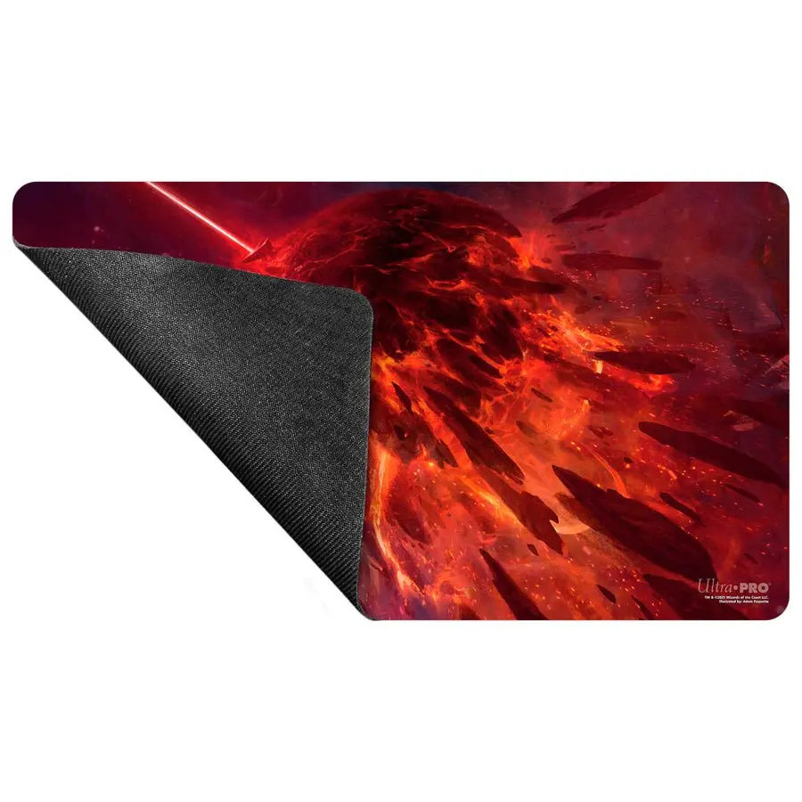Ultra Pro: Up38880 Edge Of Eternities Playmat Mythic Land Red For Mtg 1