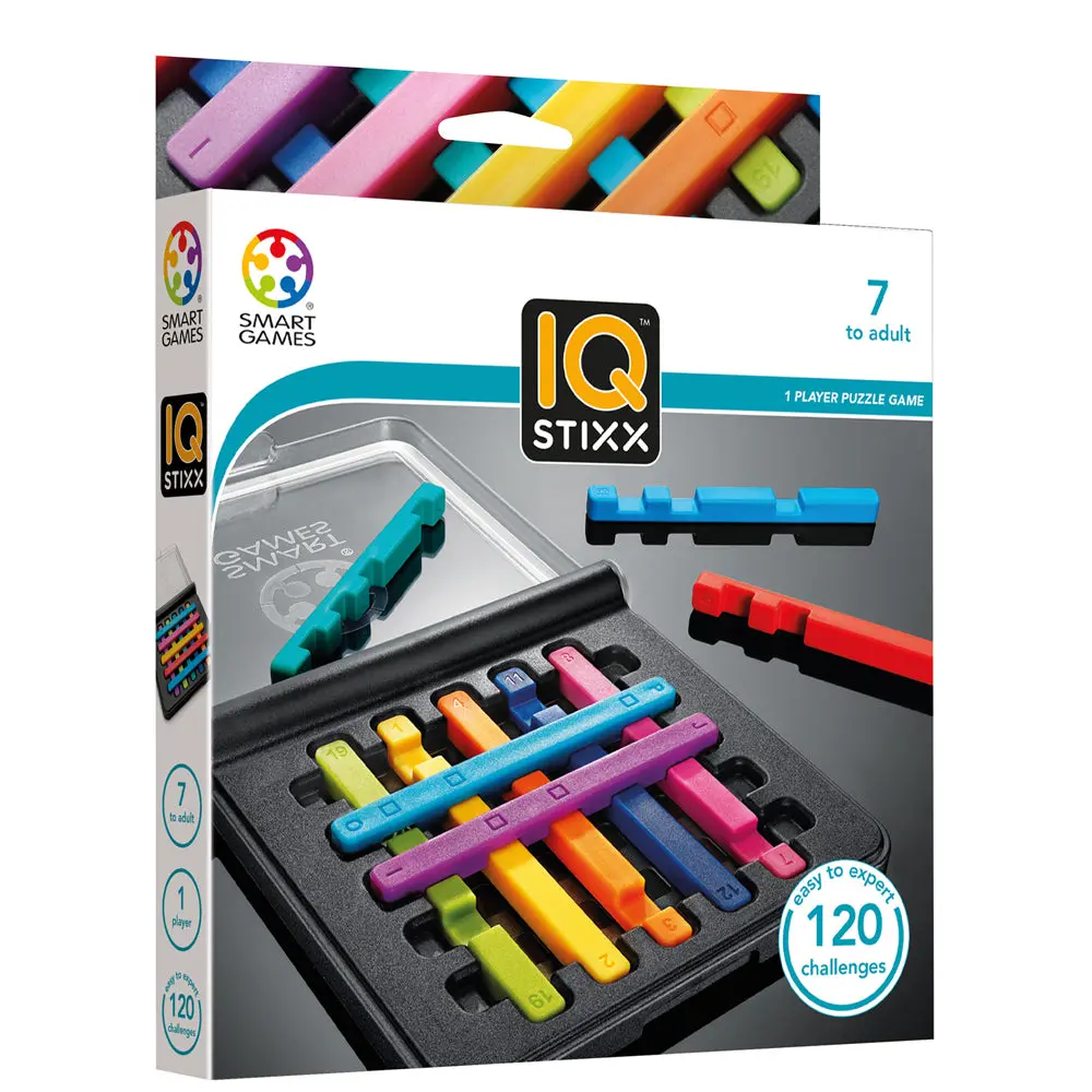 Smart Games Iq Stixx 1 Player Fun Stackable Logic Puzzle Game 1