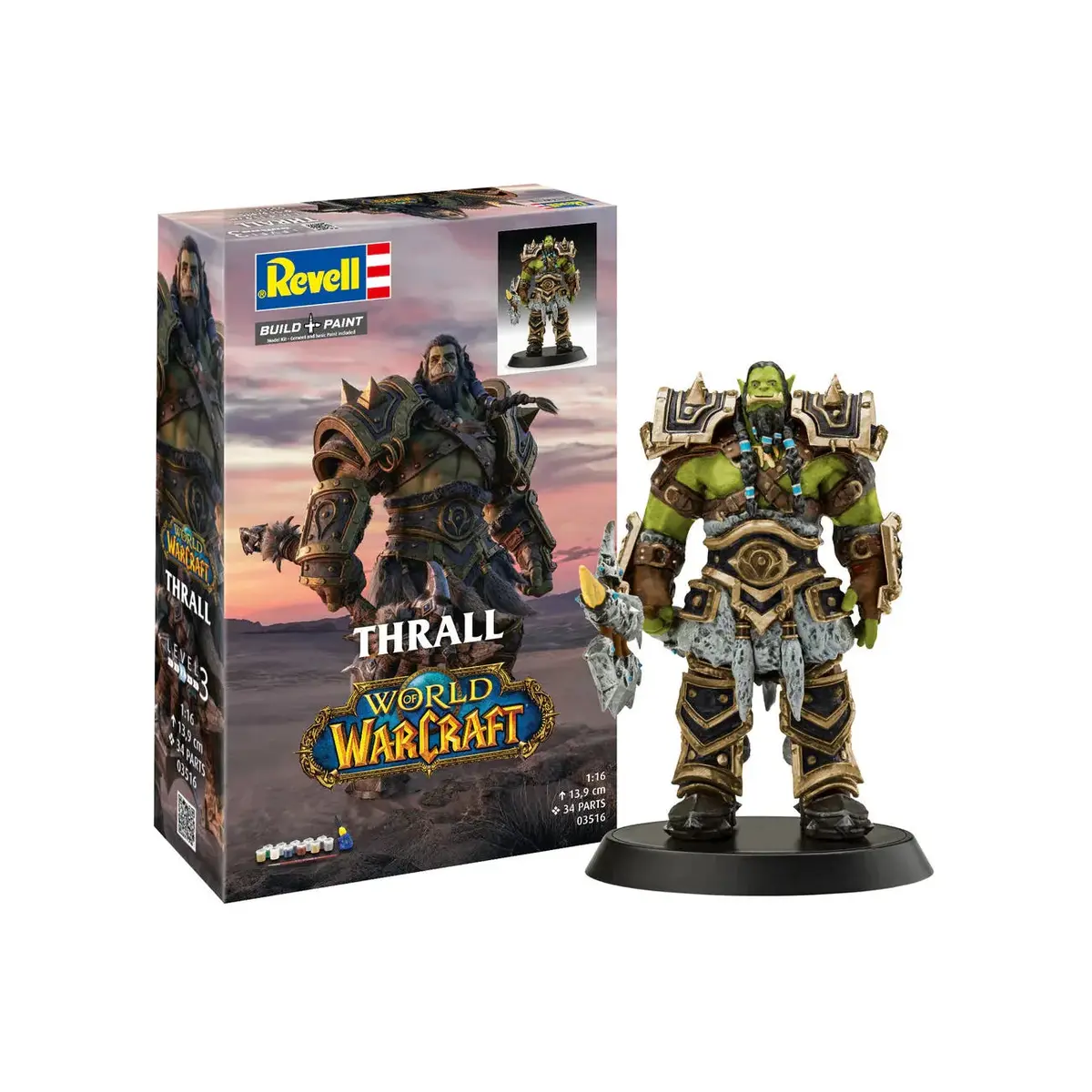 Revell 1/16 Gift Set The Orc Thrall - World Of Warcraft 1