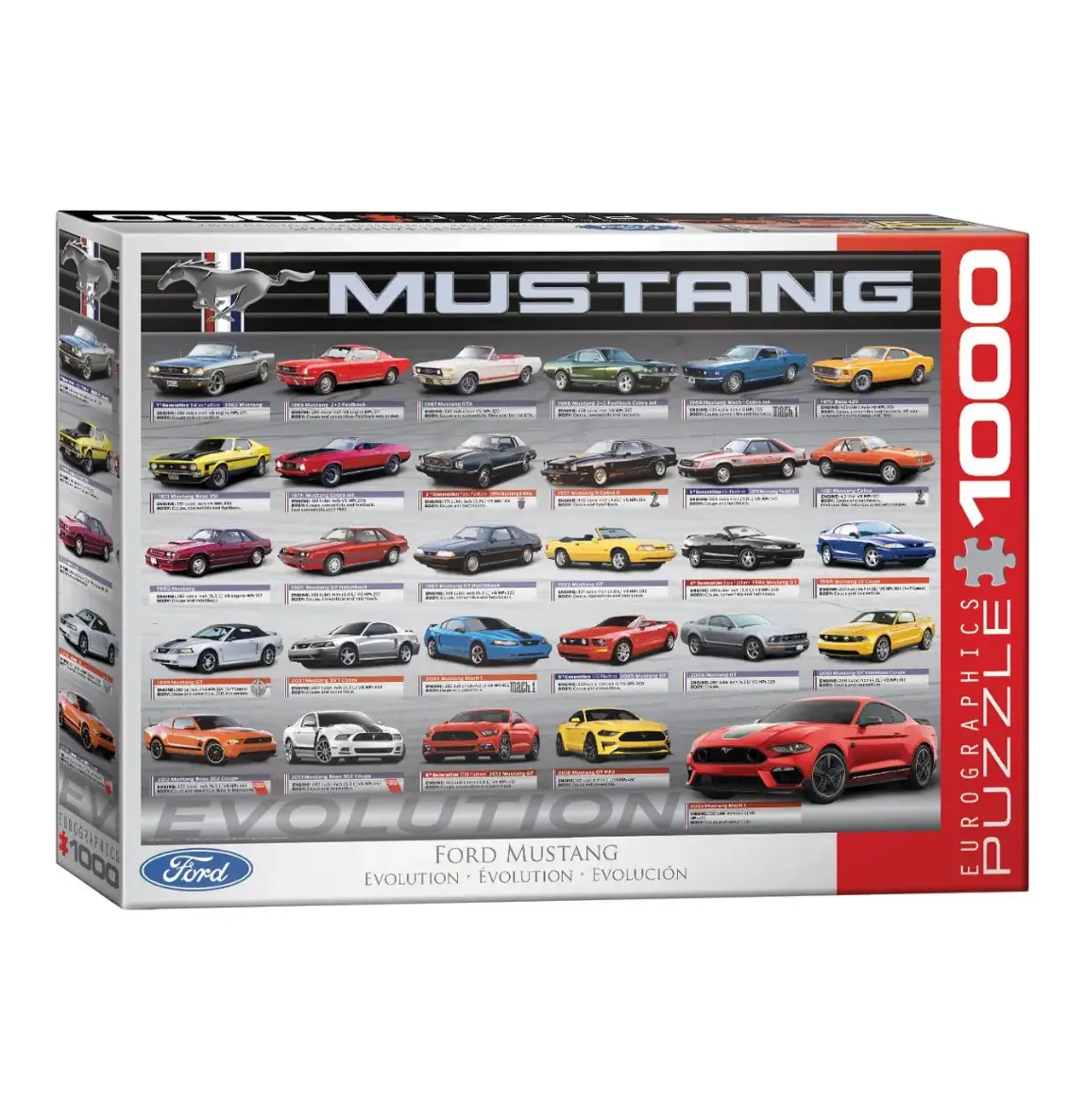 Eurographics 1000Pc Ford Mustang Evolution Puzzle 1