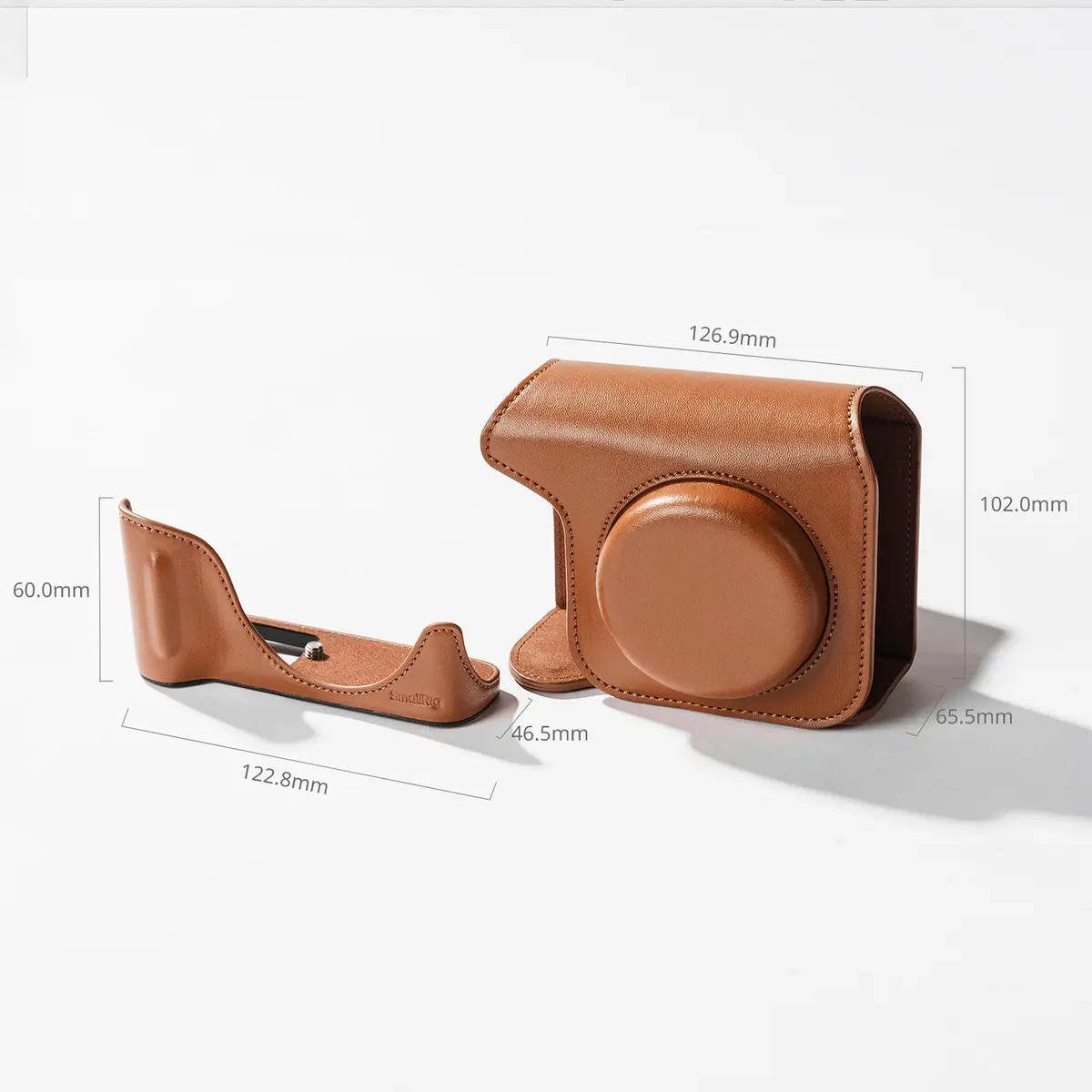 Smallrig Leather Case Kit For Canon Powershot V1 (Brown) 5385 2