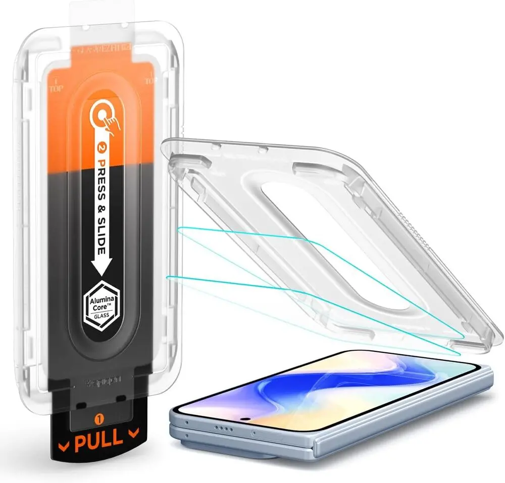 Spigen Google Pixel 10 Pro Fold Glas.Tr Ez Fit Pro 2Pcs Glass Screen Protector - Clear 1