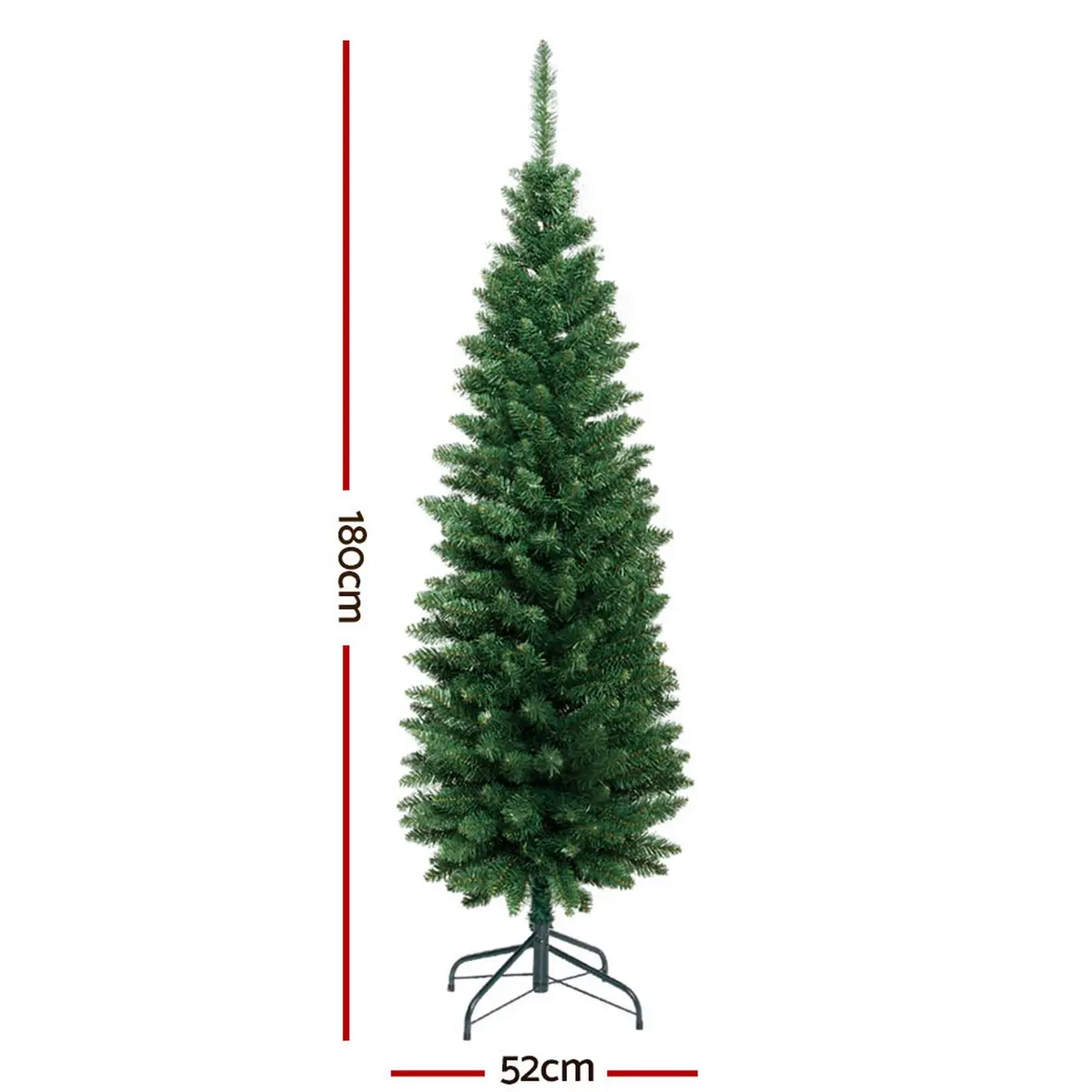 Jingle Jollys Christmas Tree 1.8M Xmas Tree Decorations Green 300 Tips 2