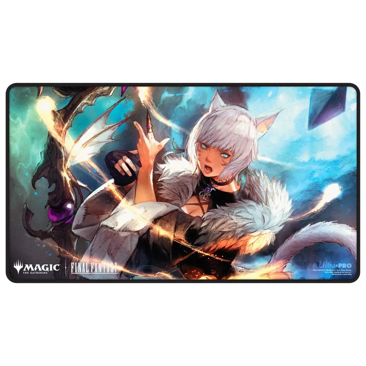 Ultra Pro: Up38766 Magic The Gathering - Final Fantasy Black Stitched Playmat Premium Z For Mtg 1