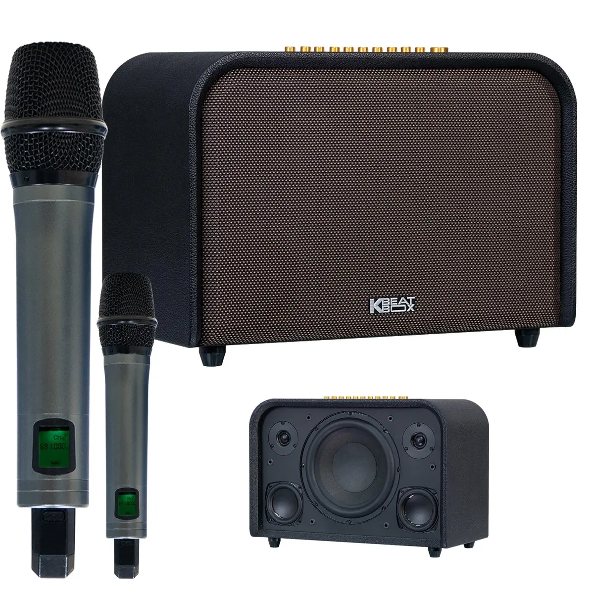 Kbeatbox Acoustic 3 – Premium Karaoke Sound System | 220W Rms | Wireless Mics 1