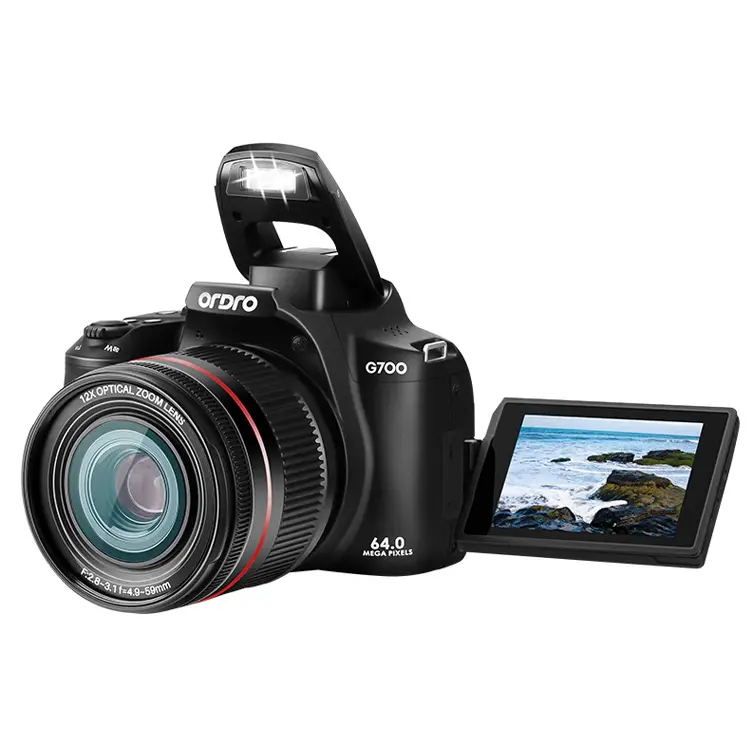 Ordro G700 4K 12X Optical Zoom Dslr Digital Camera 1