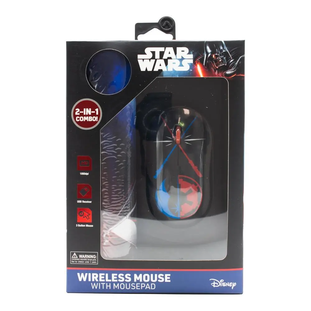 Disney Star Wars Bluetooth Wireless Mouse With Mousepad Computer Accessory 1