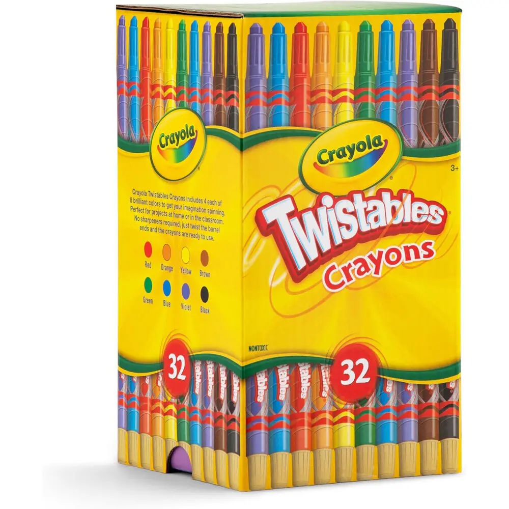 Crayola Twistables Crayons Share Pack Set Colouring Art Tools 32Pc 1