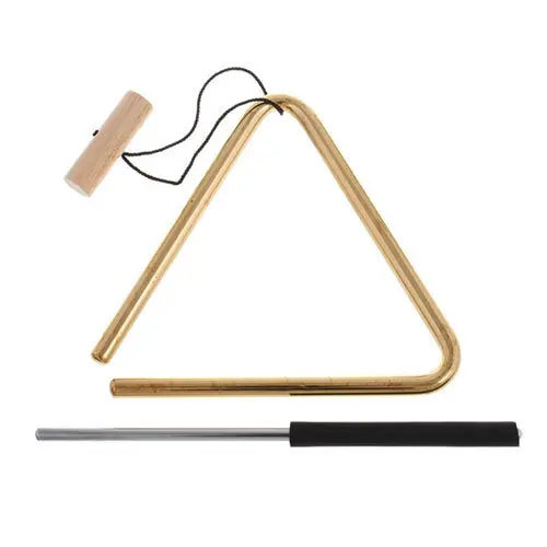 Meinl Percussion 15Cm Musical Triangle Solid Brass W/ Striker Music Instrument 1