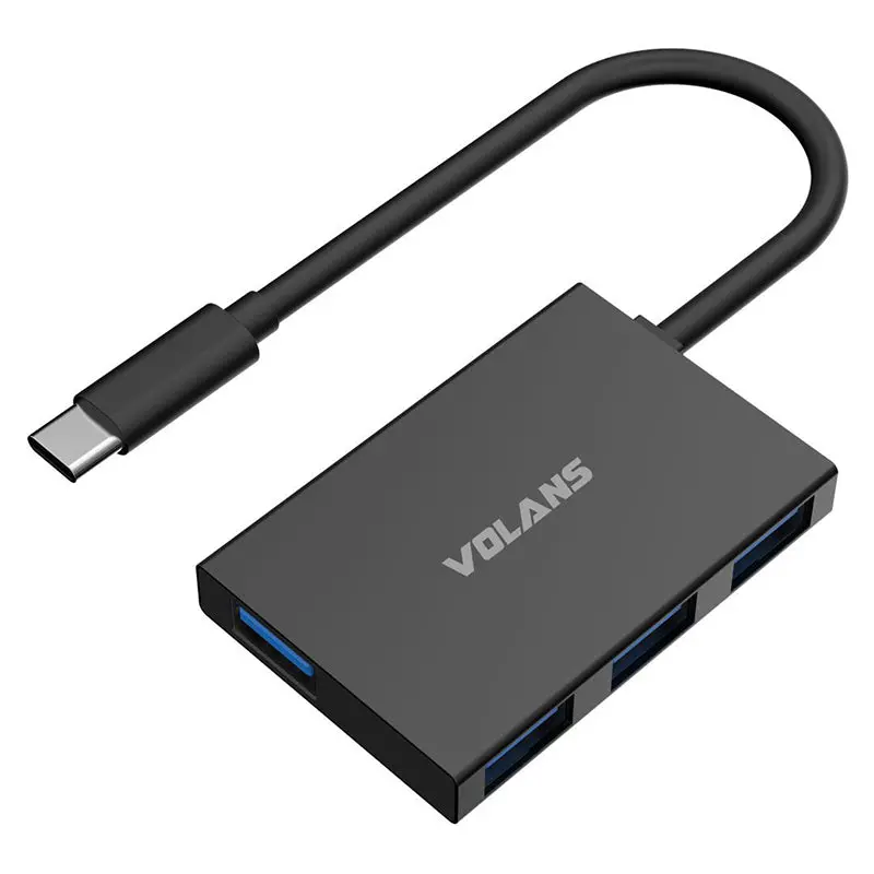 Volans 4 Port Aluminium Usb 3 Type C Hub (Vl-Hb04s-C2) 1