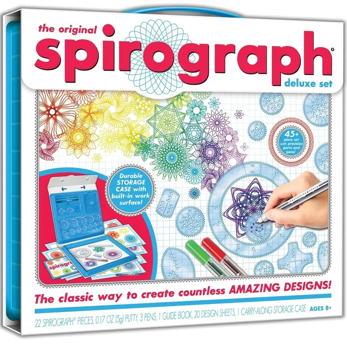 Spirograph The Original Deluxe Kit 45+ Piece Drawing Set 1