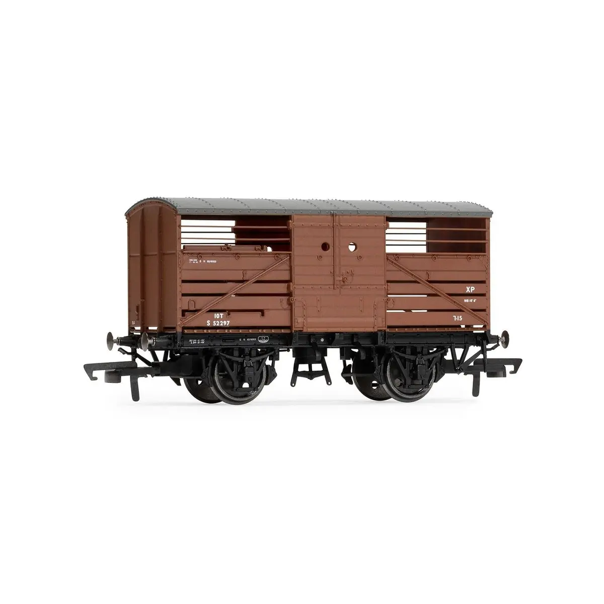 Hornby Oo Br Ex Sr Cattle Wagon 52297 1