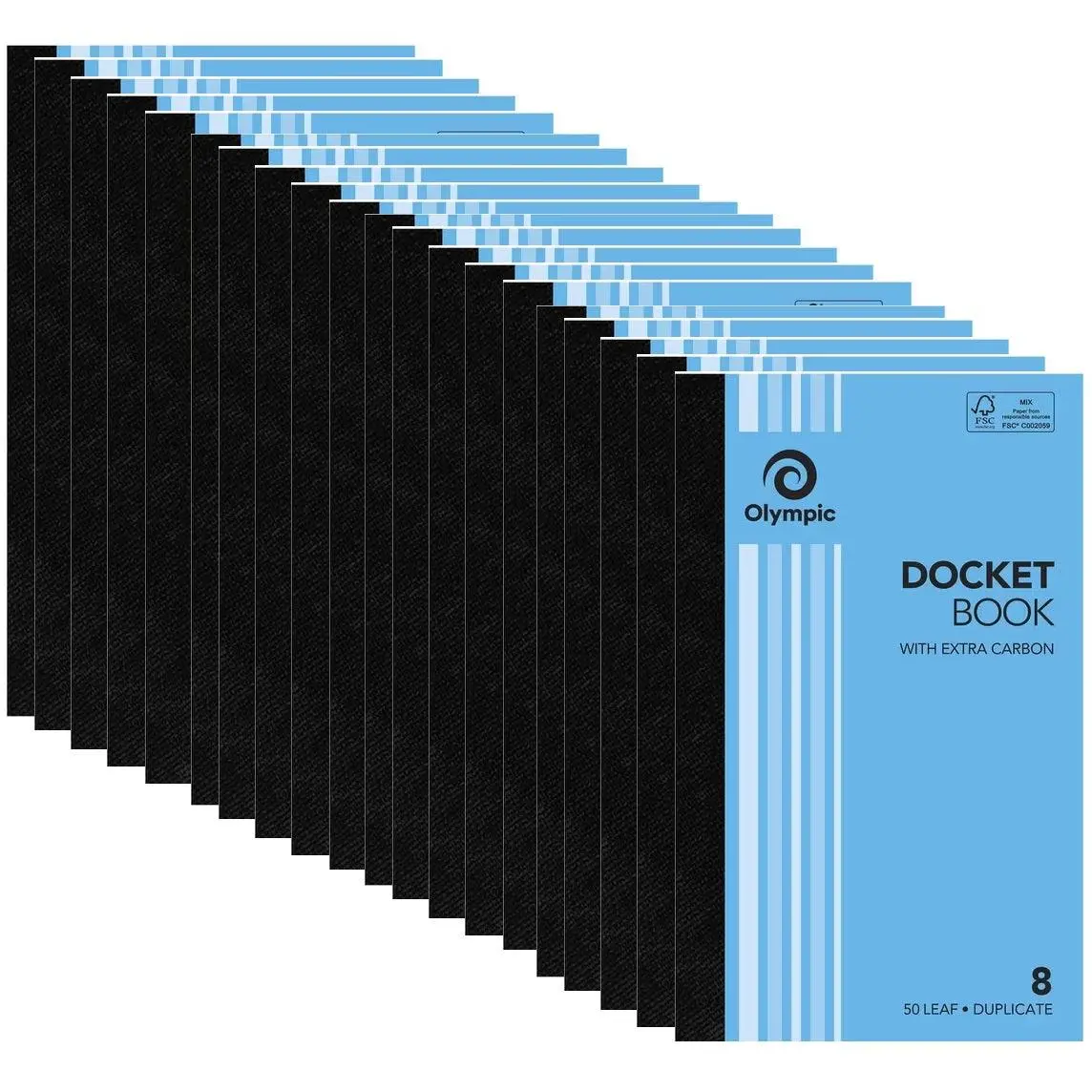 Olympic 8 Carbon Duplicate Docket Book 142816 Pack Of 20 1