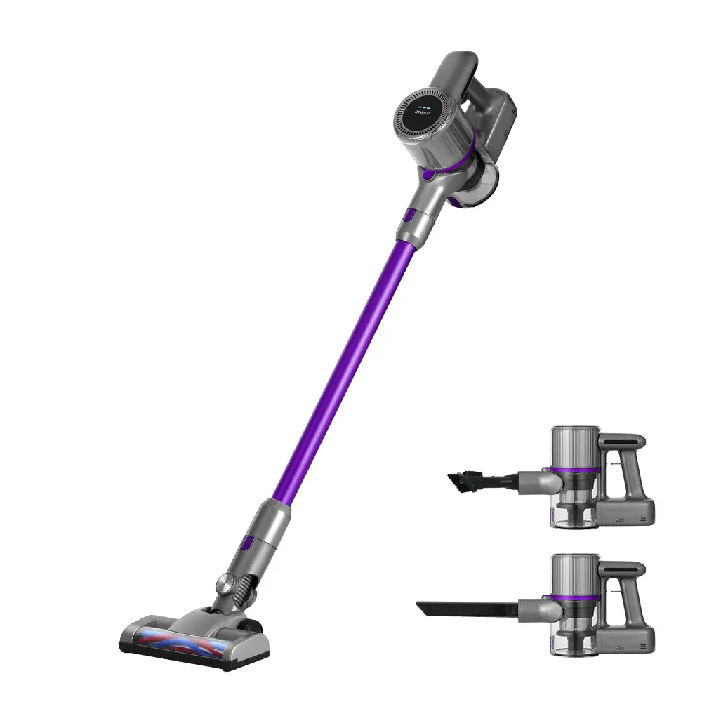 Devanti Stick Vacuum Cleaner Bagless Cordless 120W Purple 1