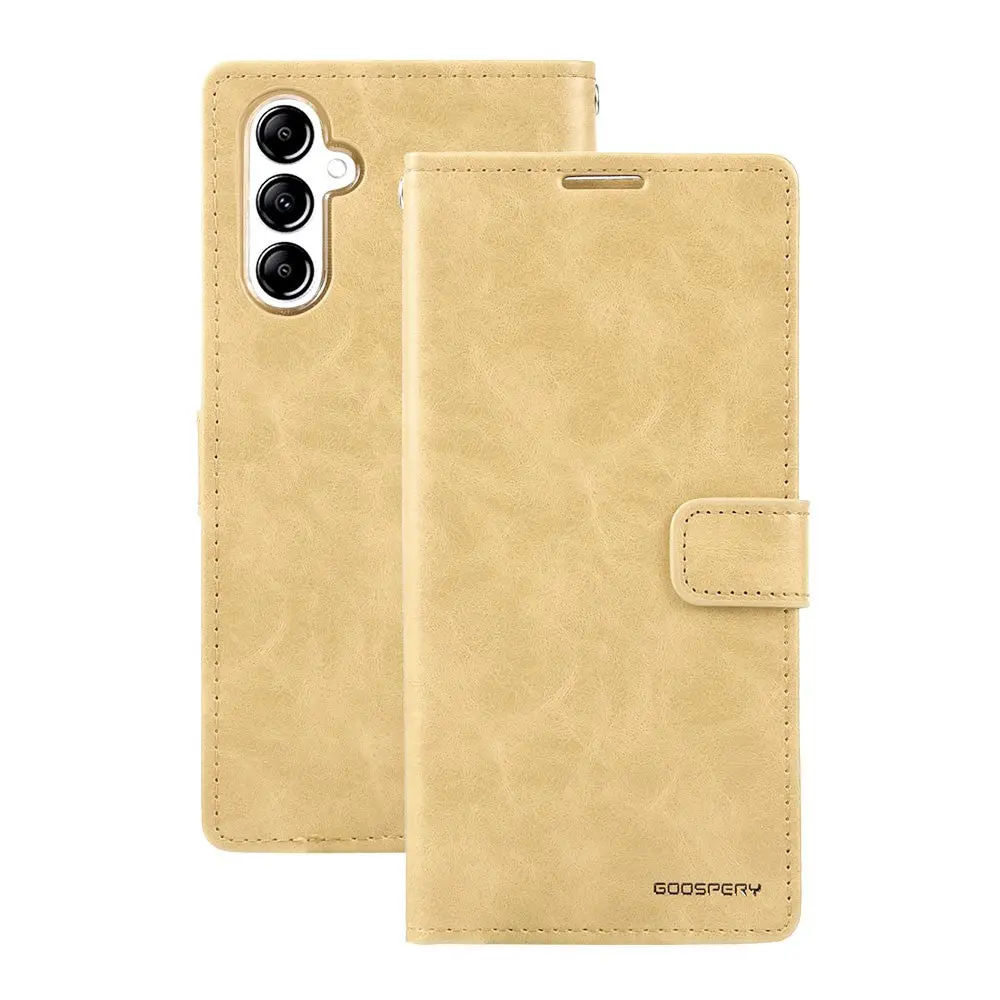 Goospery Bluemoon Diary For Samsung Galaxy A35 5G - Gold 1