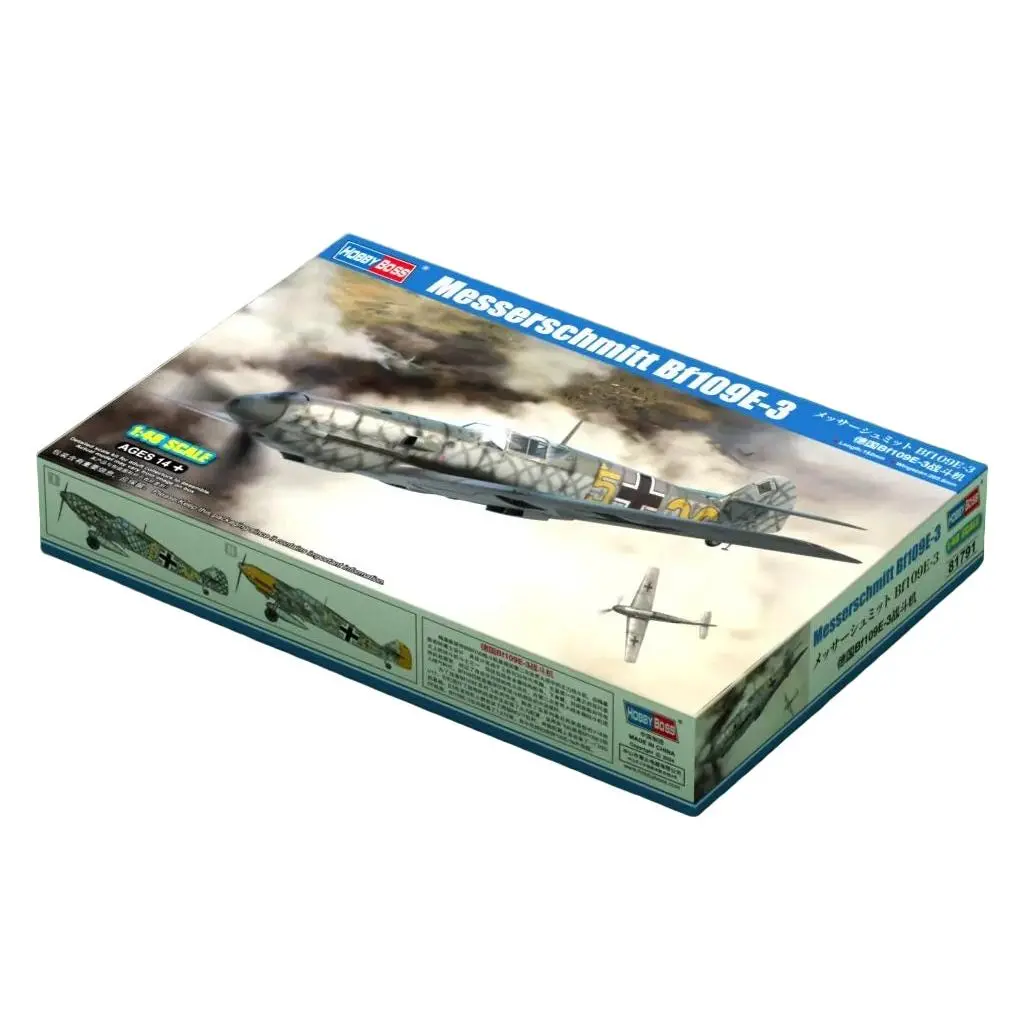 Hobby Boss 1/48 Messerschmitt Bf109e-3 Plastic Model Kit 1