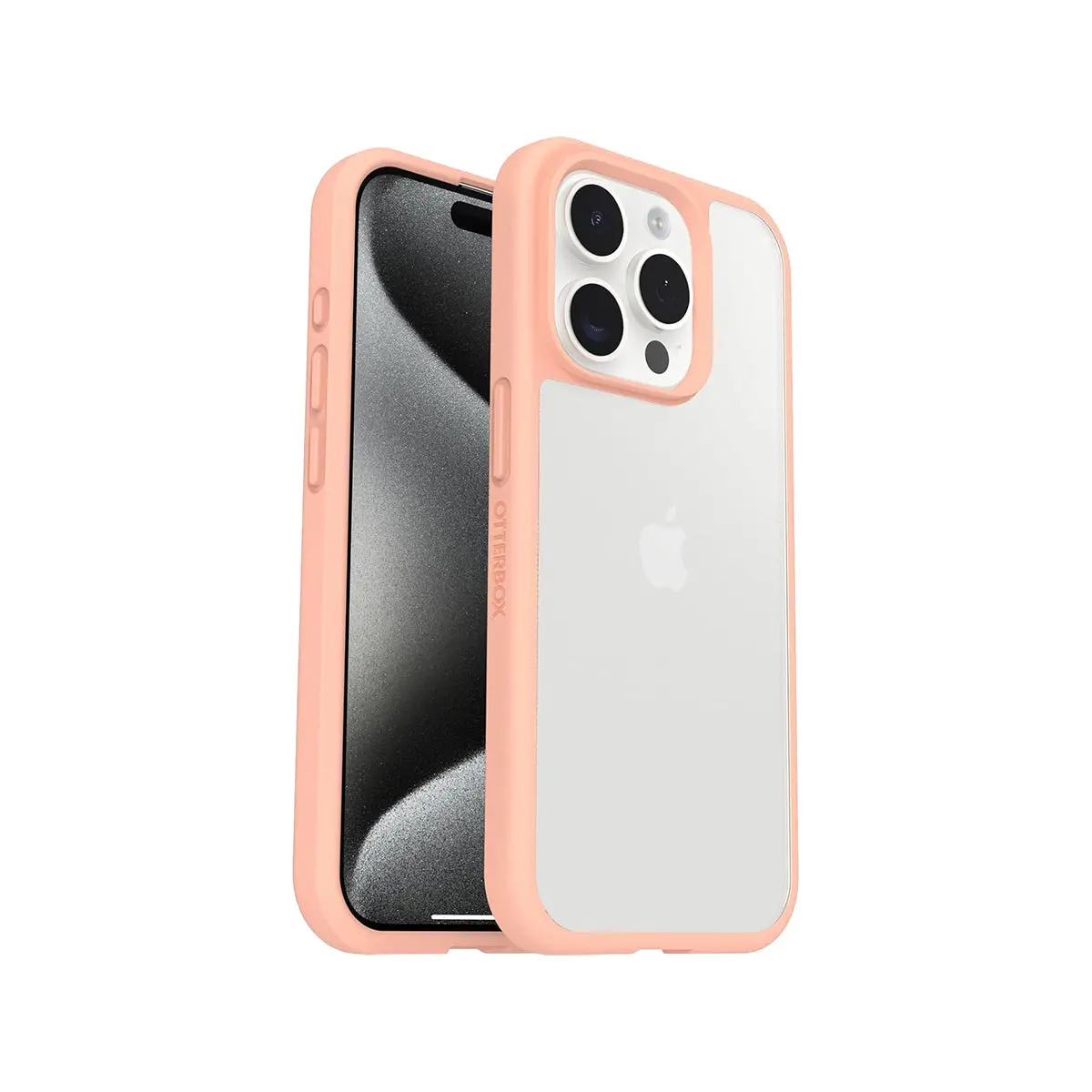 Otterbox Sleek Phone Case For Iphone 15 Pro - Peach Perfect - Pink 1