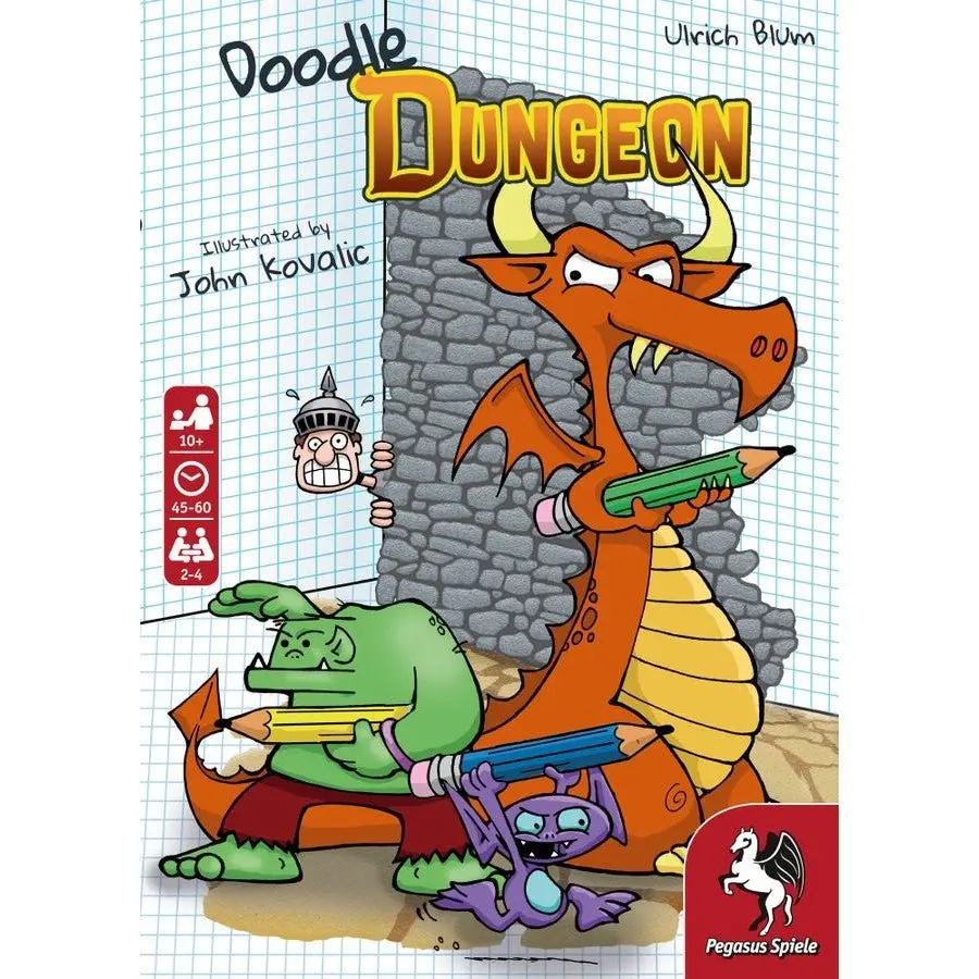 Pegasus Spiele Doodle Dungeon Board Game 1