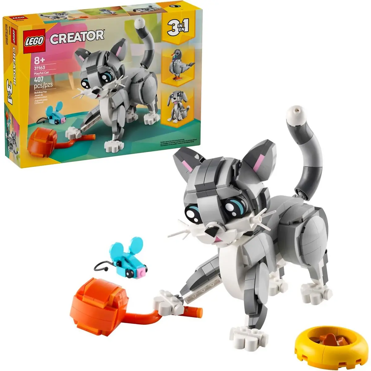 Lego 31163 Playful Cat - Lego Creator 3-In-1 1