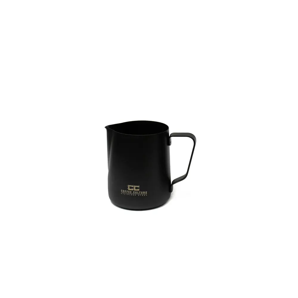 Coffee Culture Stainless Steel 350Ml Milk Frothing Jug Container (Matte Black) 1